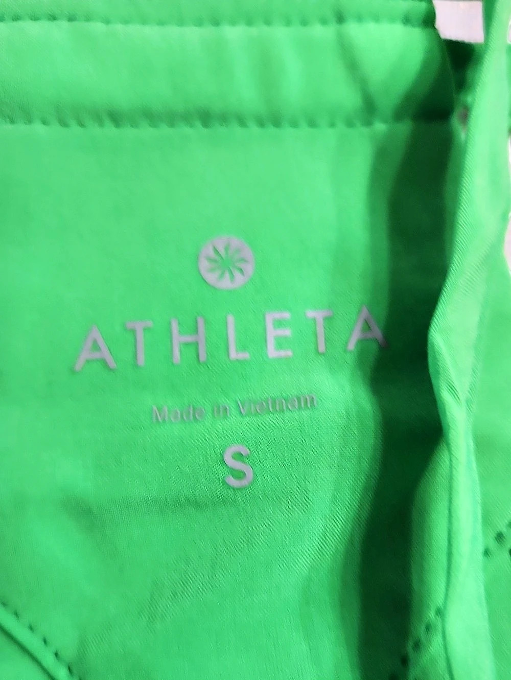 Athleta Green Racerback Tank Size Small - Picture 5 of 6
